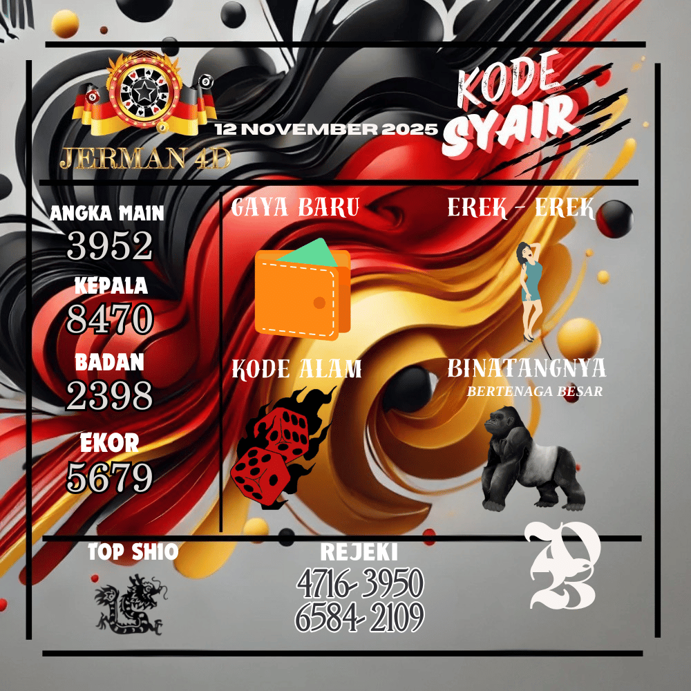 Kode Syair Jerman4D Pools  November pools