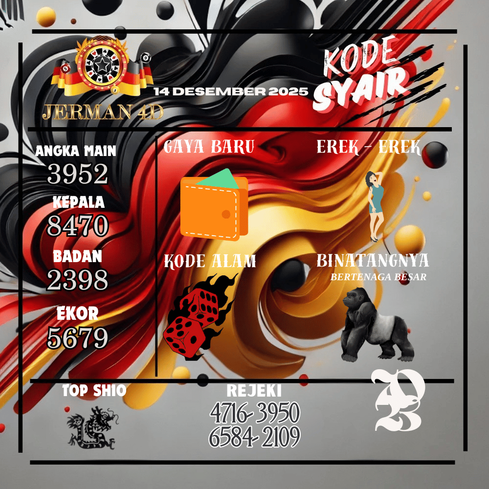 Kode Syair Jerman4D Pools Desember pools