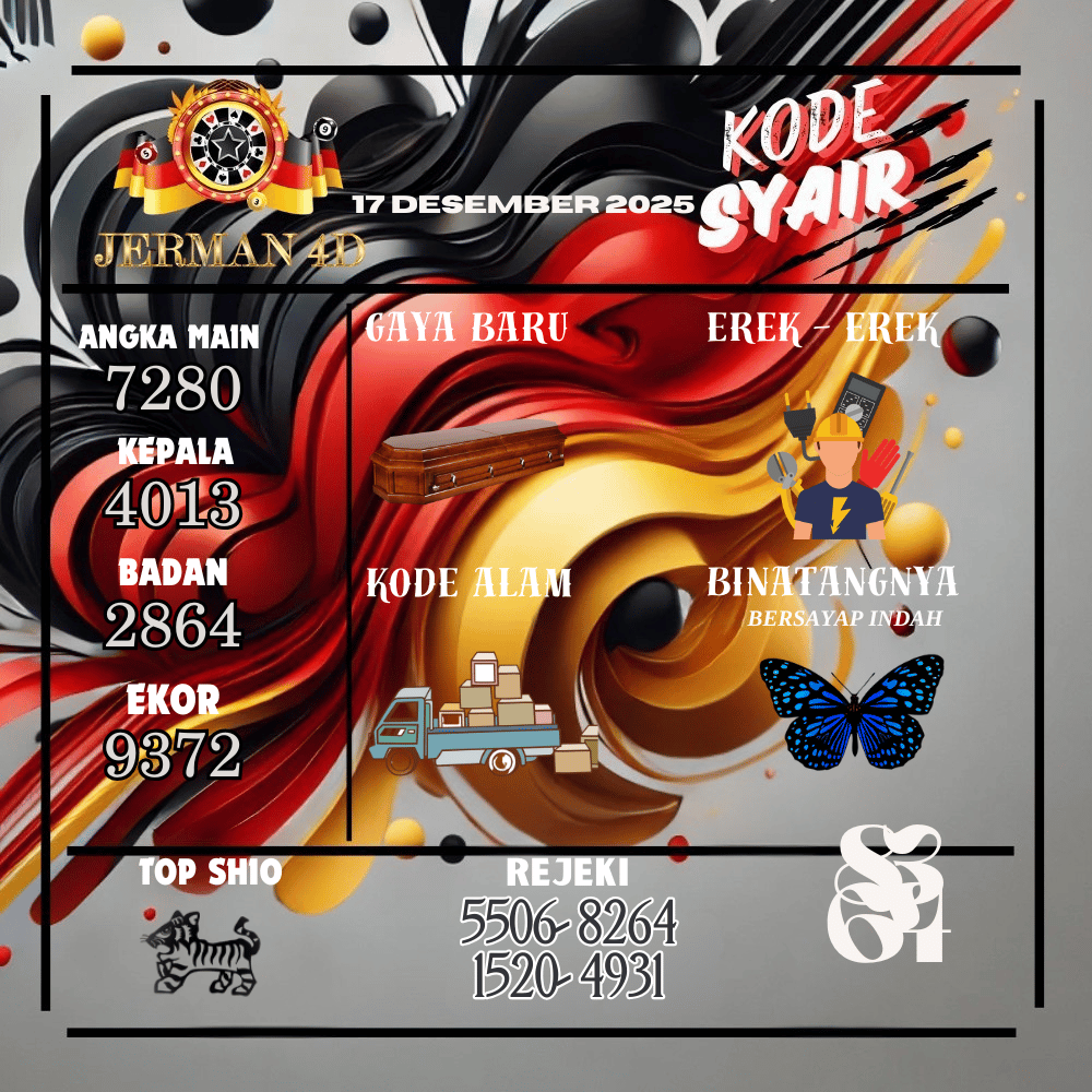 Kode Syair Jerman4D Pools Desember pools