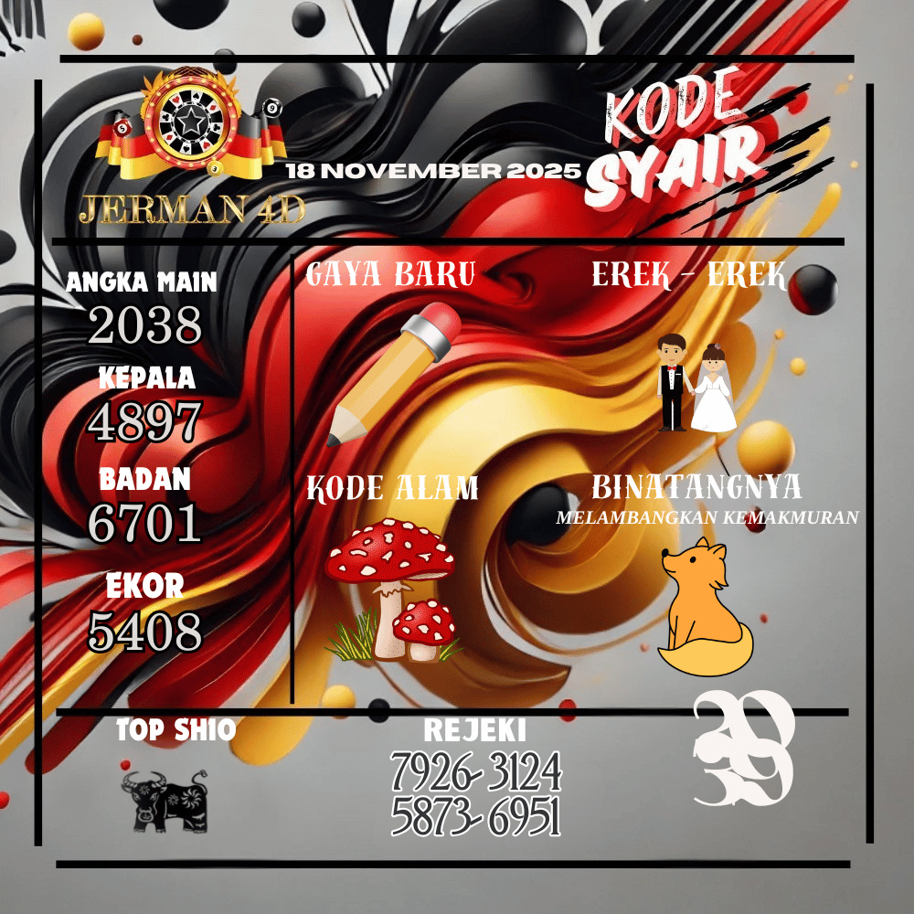 Kode Syair Jerman4D Pools November pools