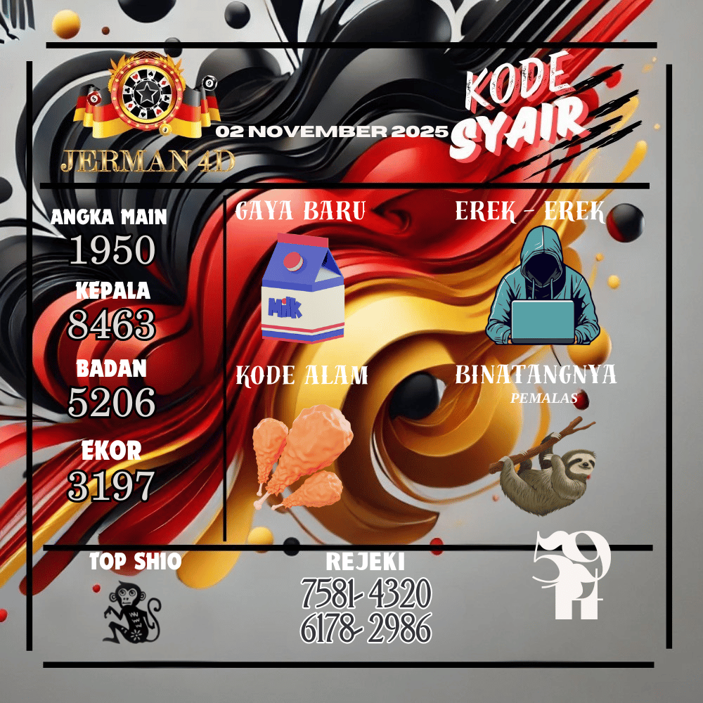 Kode Syair Jerman4D Pools  November pools