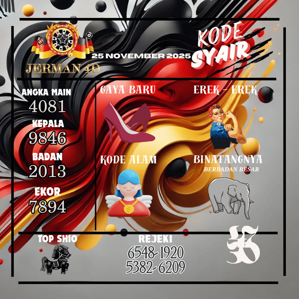 Kode Syair Jerman4D Pools November pools