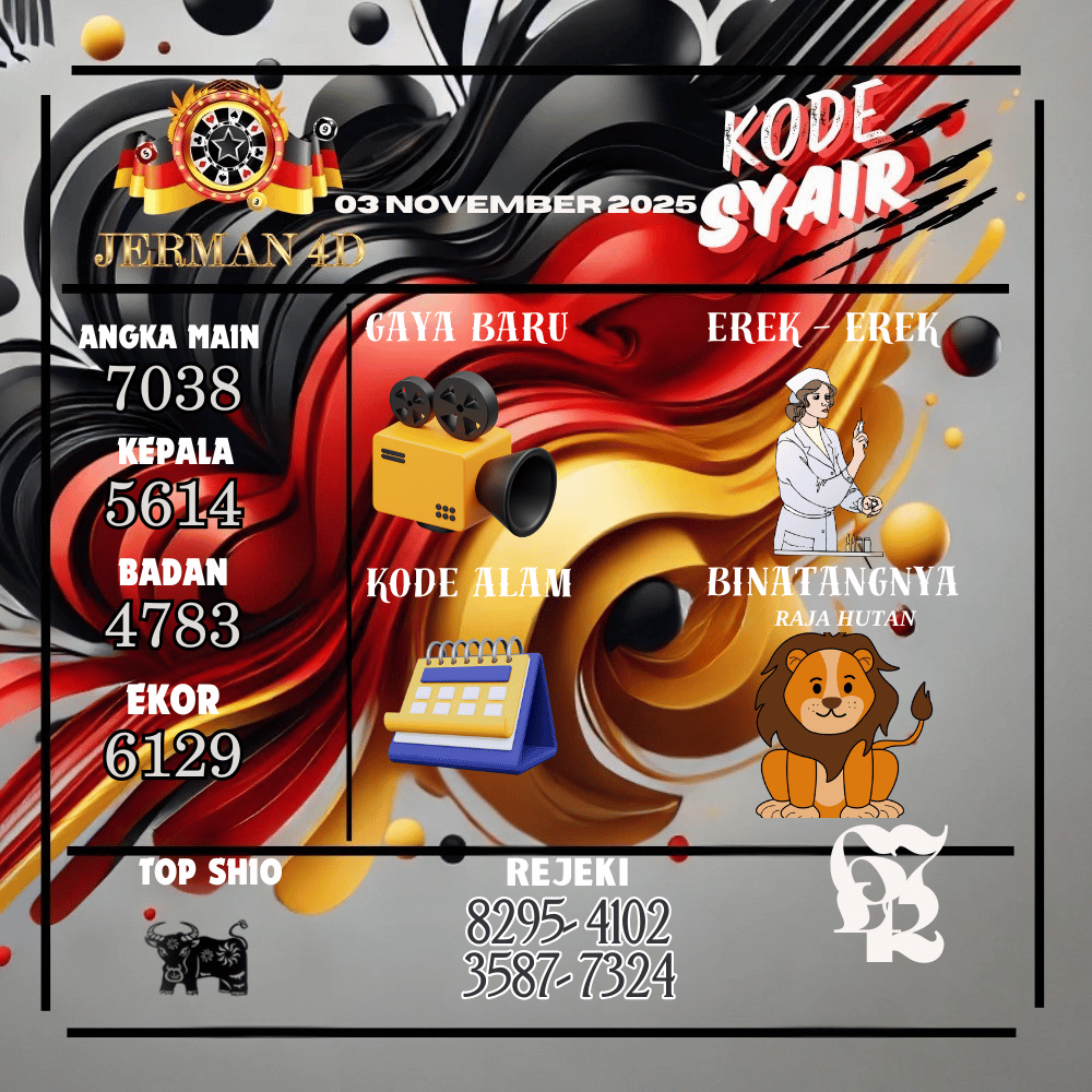 Kode Syair Jerman4D Pools  November pools