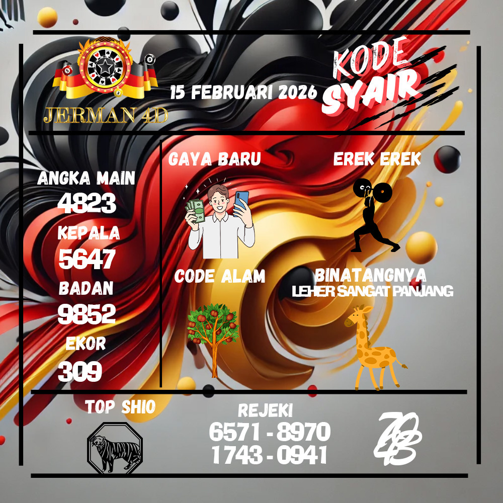 Kode Syair Jerman4d Pools Februari pools