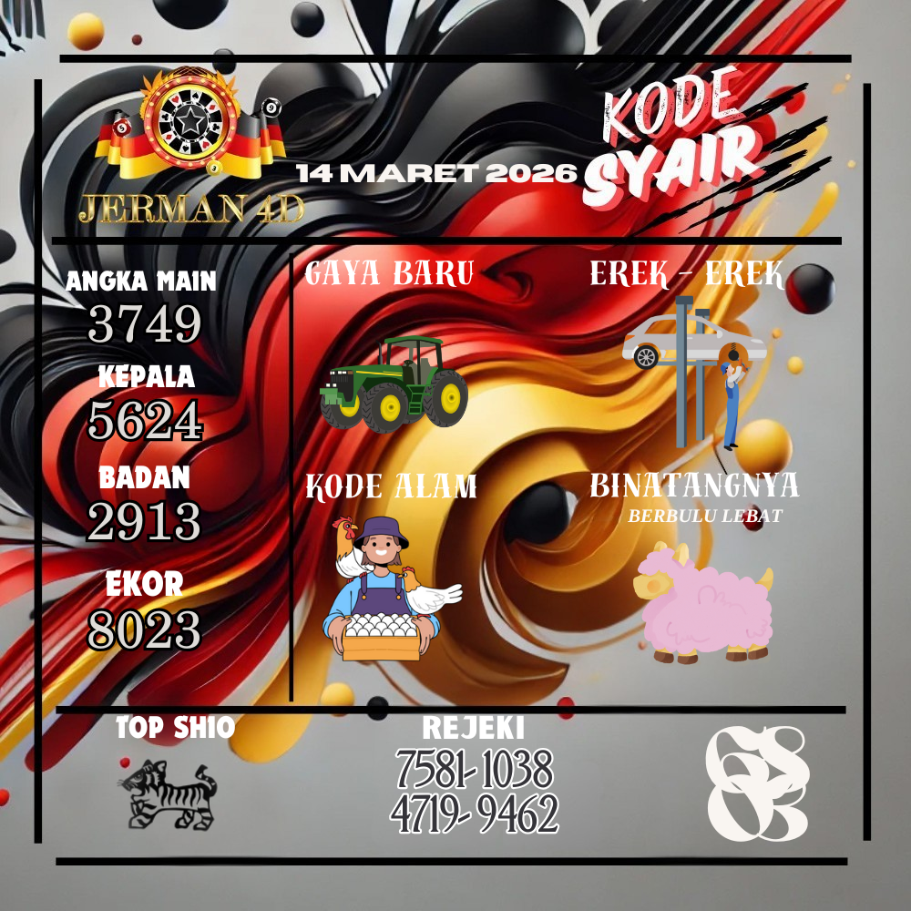 Kode Syair Jerman4d Pools Maret pools