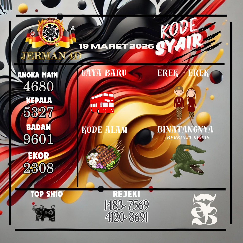 Kode Syair Jerman4d Pools Maret pools