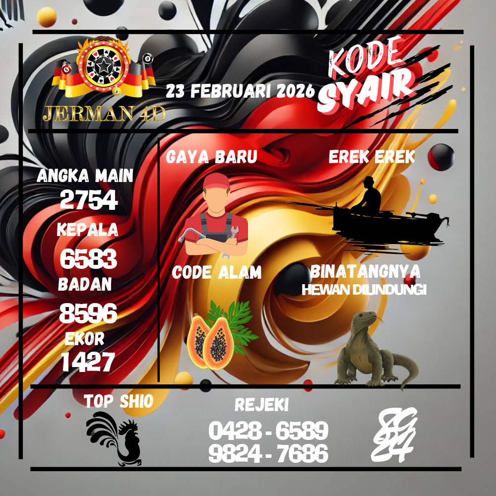 Kode Syair Jerman4d Pools Februari pools