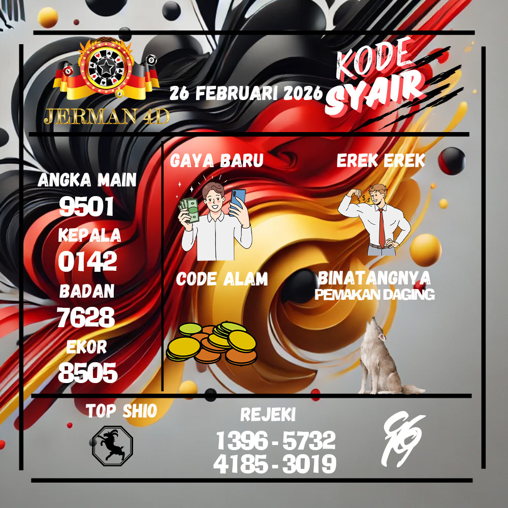 Kode Syair Jerman4d Pools Februari pools