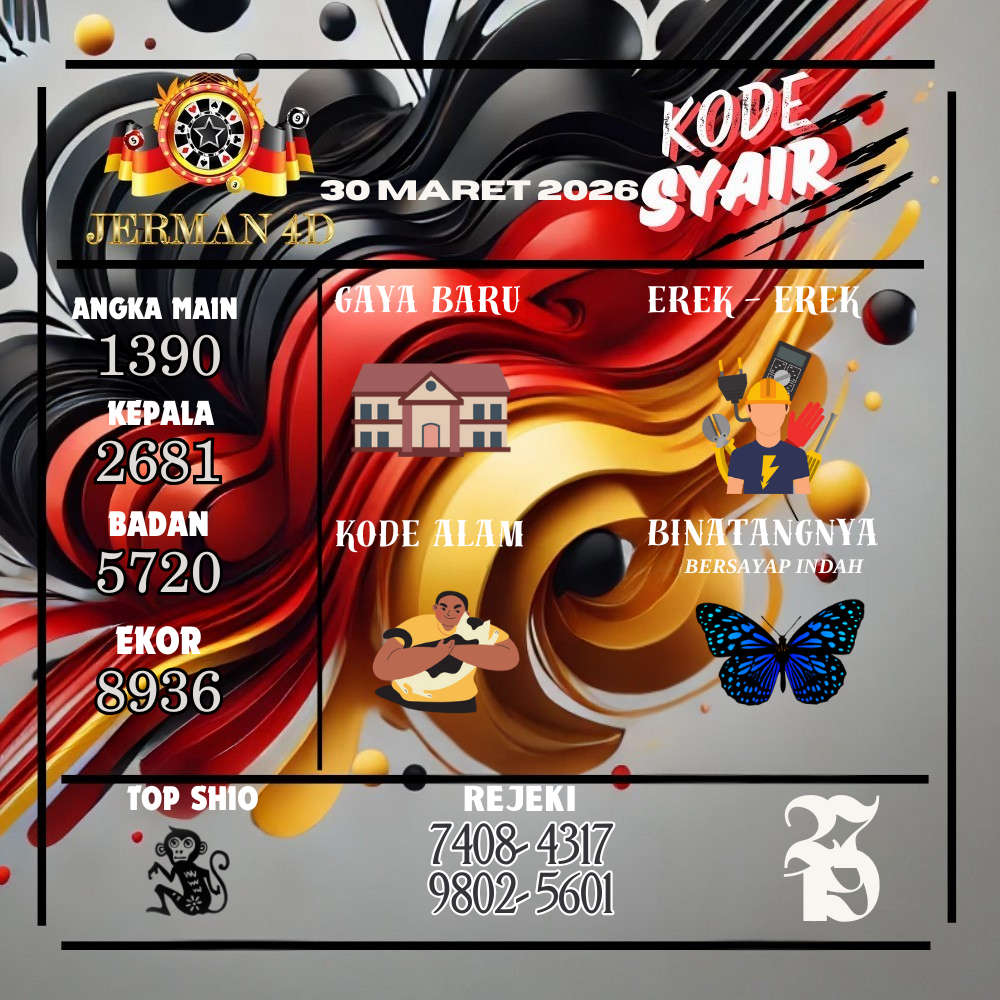 Kode Syair Jerman4d Pools Maret pools