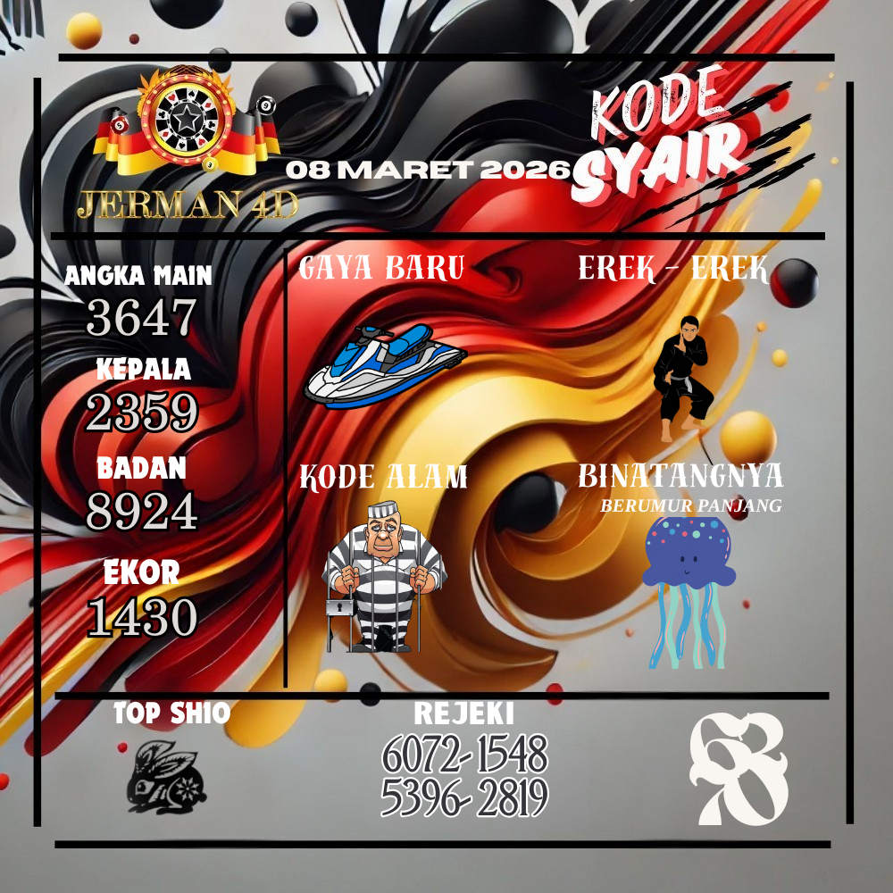 Kode Syair Jerman4d Pools Maret pools