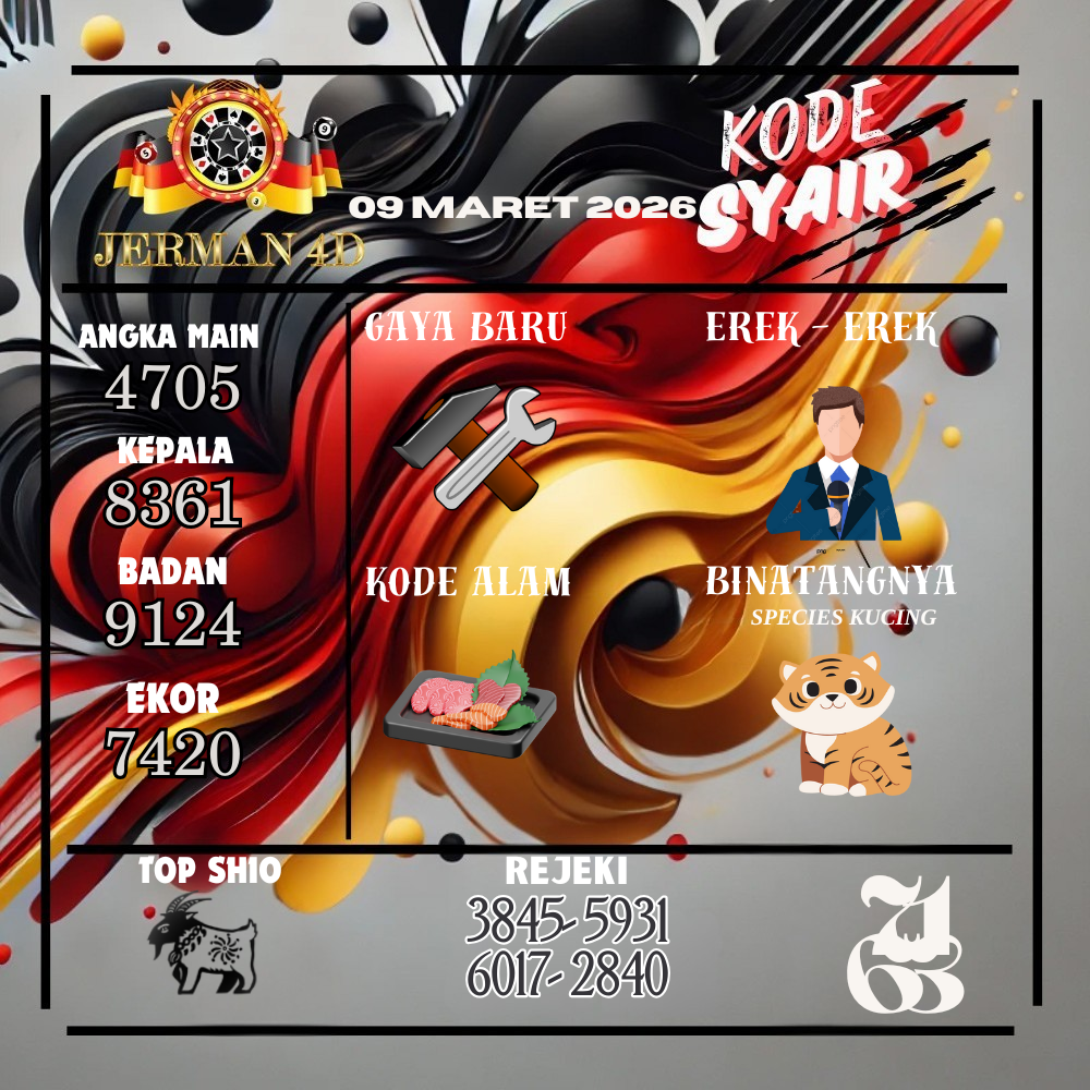 Kode Syair Jerman4d Pools Maret pools